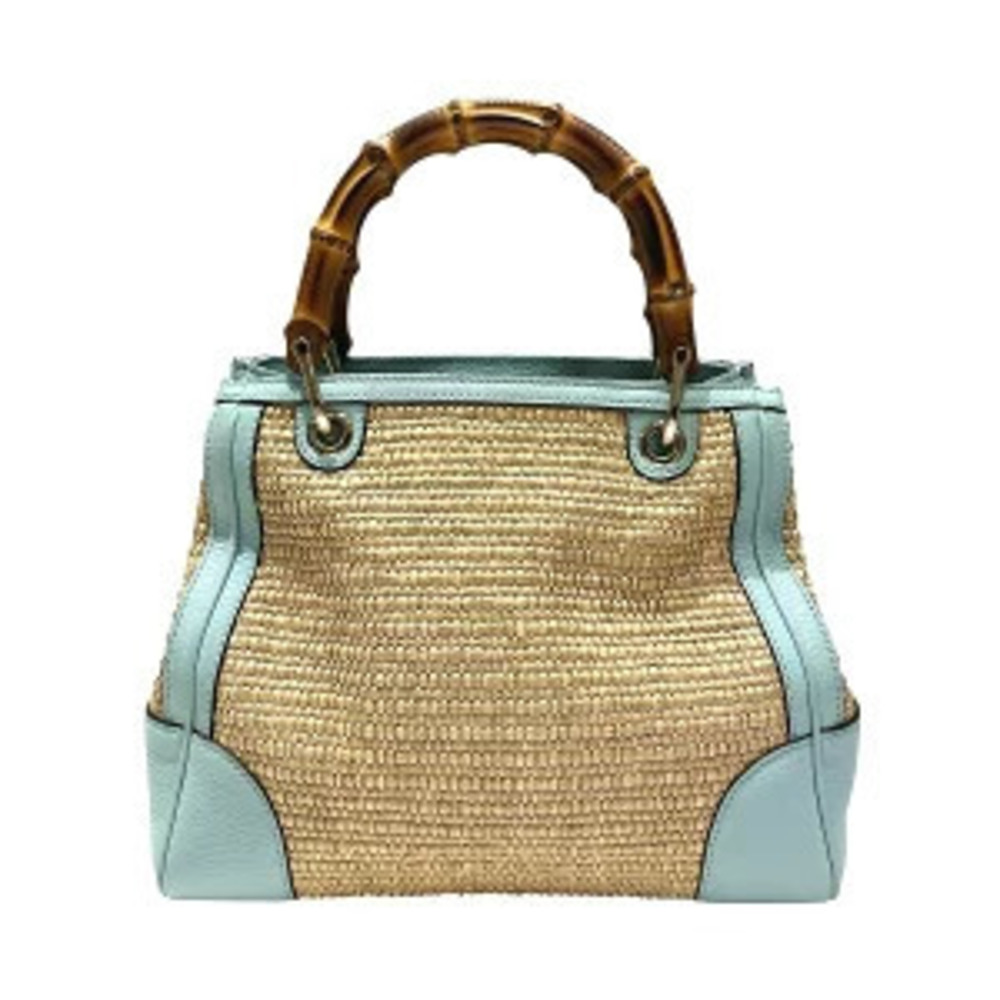 Gucci Bamboo Shoulder Bag Shopper Black